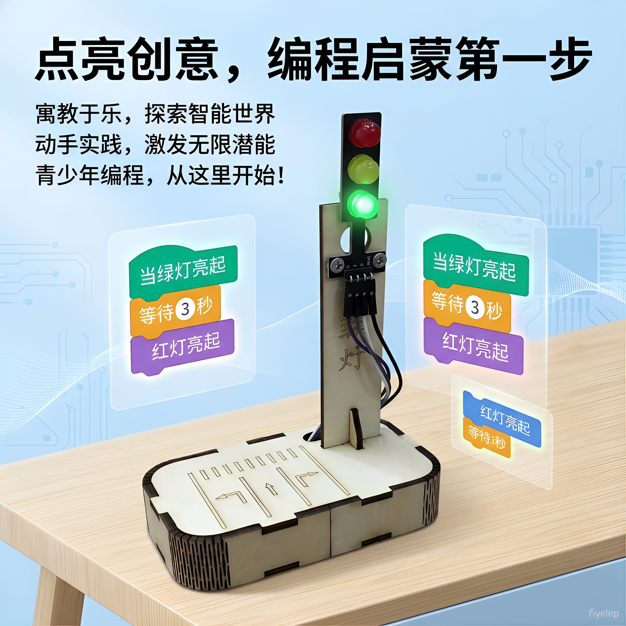 IOT编程 交通红绿灯公开课